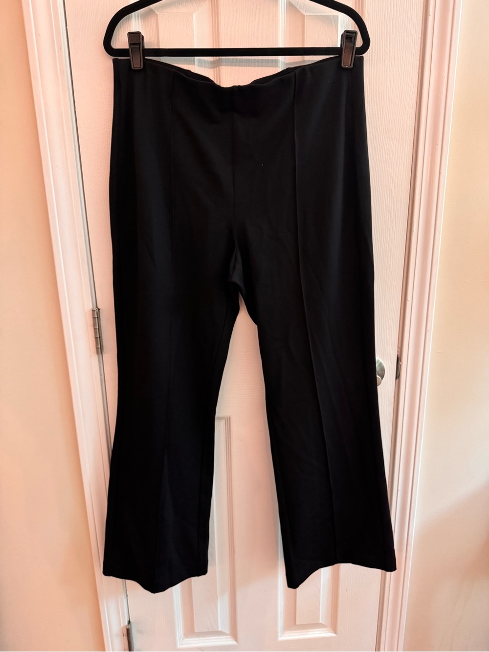 NORDSTROM Black Stretch Straight Leg Dress Pants Size XL